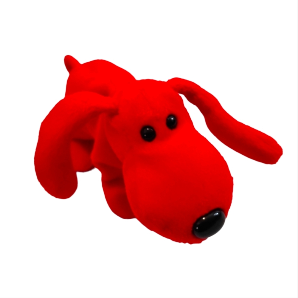 1995 TY Beanie Baby Rare “ROVER” red dog 5in